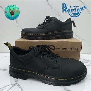 Dr. Martens Reeder Shoes Unisex M11/W12 Black Leather Lace Up Oxford 27104001